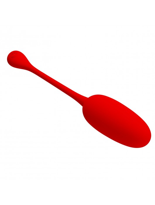 Красное перезаряжаемое виброяйцо Knucker - Baile