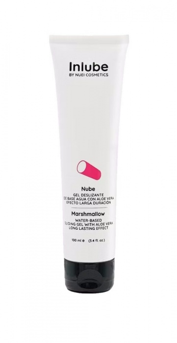 Лубрикант на водной основе Nuei Inlube с алоэ вера и ароматом маршмеллоу -100 мл. - Nuei cosmetics - купить с доставкой в Сызрани