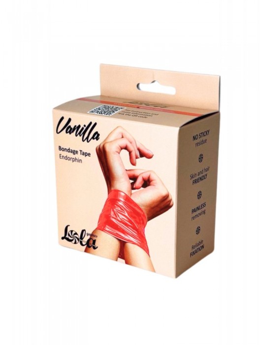 Красная бондажная лента Endorphin - Lola Games - купить с доставкой в Сызрани