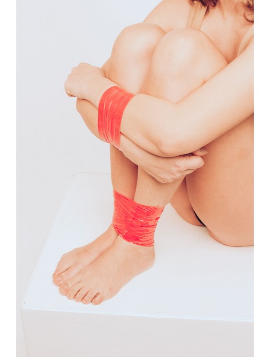 Красная бондажная лента Endorphin - Lola Games - купить с доставкой в Сызрани