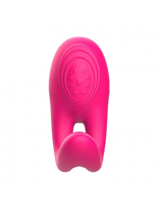 Розовое виброкольцо с пультом ДУ - I-MOON - в Сызрани купить с доставкой