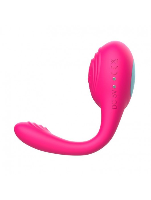 Розовое виброкольцо с пультом ДУ - I-MOON - в Сызрани купить с доставкой