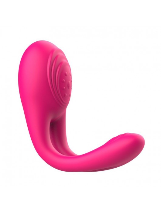 Розовое виброкольцо с пультом ДУ - I-MOON - в Сызрани купить с доставкой