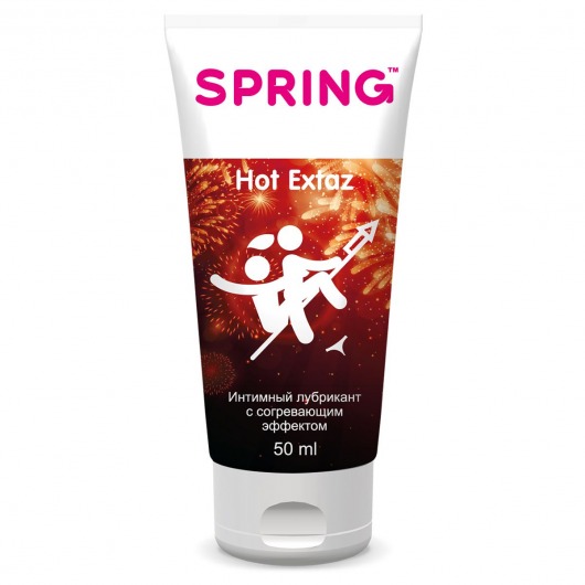 Согревающие интимный лубрикант Spring Hot Extaz - 50 мл. - SPRING - купить с доставкой в Сызрани