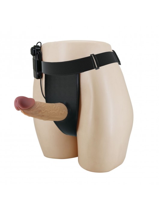 Полый вибрострапон на регулируемых трусиках Draven - 17,5 см. - Baile - купить с доставкой в Сызрани