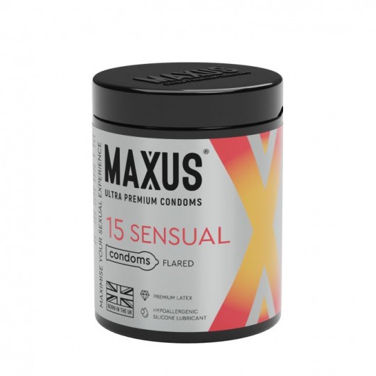 Анатомические презервативы MAXUS Sensual - 15 шт. - Maxus - купить с доставкой в Сызрани