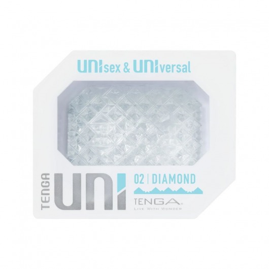 Прозрачный мастурбатор-стимулятор Tenga Uni Diamond - Tenga - в Сызрани купить с доставкой