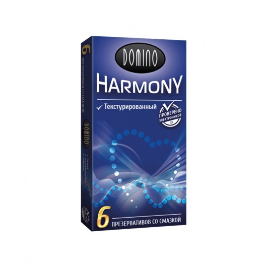 Текстурированные презервативы Domino Harmony - 6 шт. - Domino - купить с доставкой в Сызрани