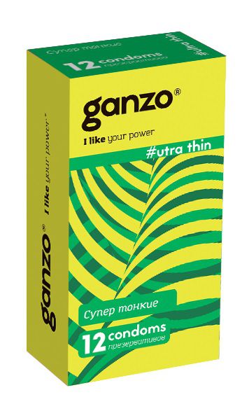 Ультратонкие презервативы Ganzo Ultra thin - 12 шт. - Ganzo - купить с доставкой в Сызрани