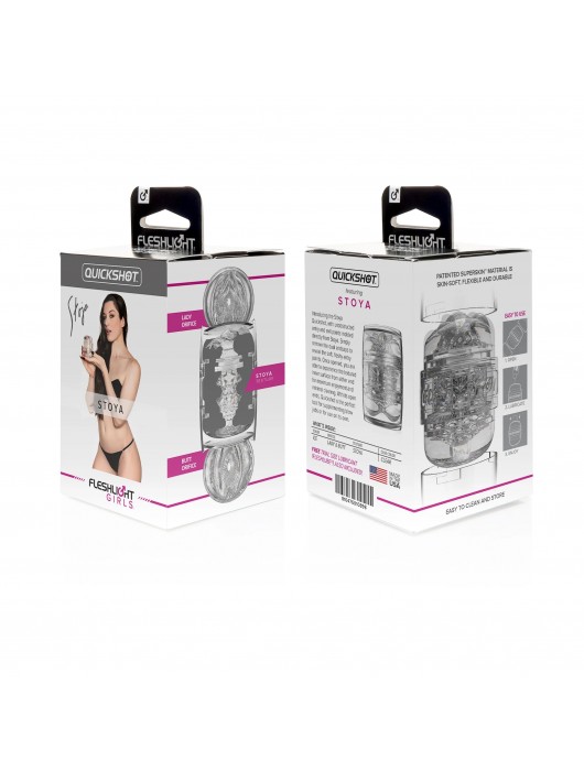 Мастурбатор Fleshlight Quickshot Stoya - вагина и анус - Fleshlight - в Сызрани купить с доставкой
