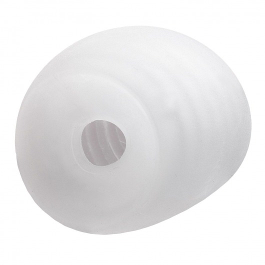 Белый мастурбатор-шар Lucky Ball Type 1 - MALESATION - в Сызрани купить с доставкой