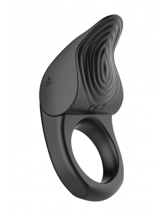 Черное эрекционное виброкольцо Vibro Lust Ring - MALESATION - в Сызрани купить с доставкой