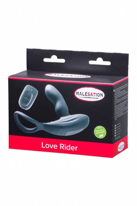 Стимулятор простаты с эрекционным кольцом Love Rider - MALESATION - в Сызрани купить с доставкой