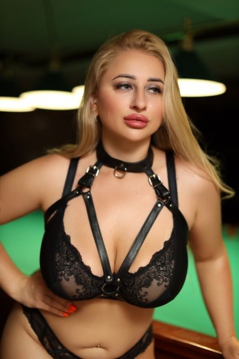 Черная кожаная сбруя с ошейником plus size из нежной кожи - БДСМ Арсенал - купить с доставкой в Сызрани