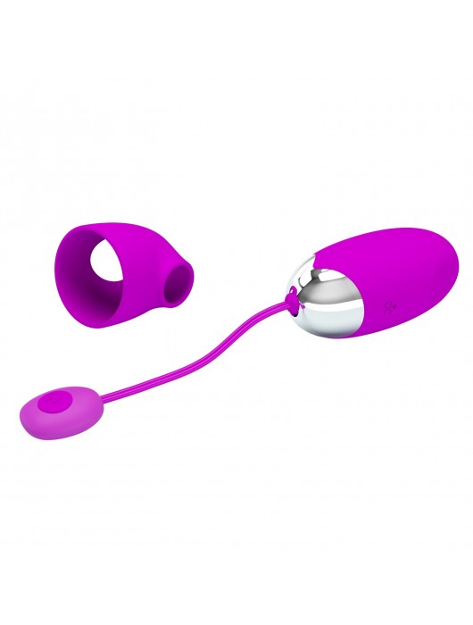 Лиловое интерактивное виброяйцо Kaila - Baile