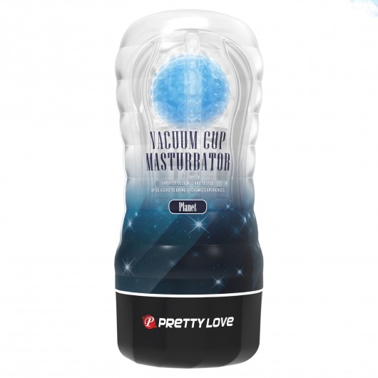 Прозрачный текстурированный мастурбатор Vacuum Cup Masturbator Planet - Baile - в Сызрани купить с доставкой