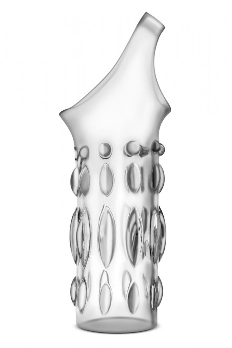 Прозрачная насадка на пенис Stretchy Studded Penis Sleeve Ring - Blush Novelties - в Сызрани купить с доставкой