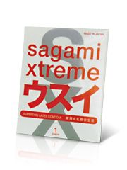 Ультратонкий презерватив Sagami Xtreme SUPERTHIN - 1 шт. - Sagami - купить с доставкой в Сызрани