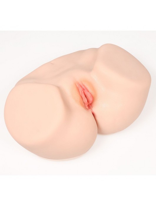 Мастурбатор-полуторс с двойным слоем материала Vanilla Onahole Real Vagina - KOKOS - в Сызрани купить с доставкой