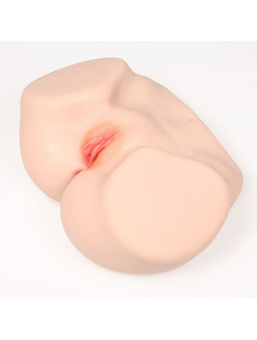 Мастурбатор-полуторс с двойным слоем материала Vanilla Onahole Real Vagina - KOKOS - в Сызрани купить с доставкой