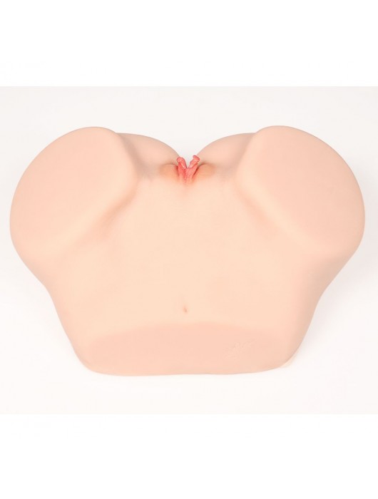 Мастурбатор-полуторс с двойным слоем материала Vanilla Onahole Real Vagina - KOKOS - в Сызрани купить с доставкой