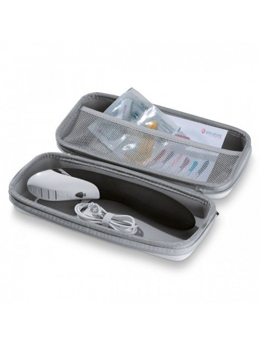 Вибратор с электростимуляцией Sizzling Simon Black Edition - 27 см. - MyStim - купить с доставкой в Сызрани