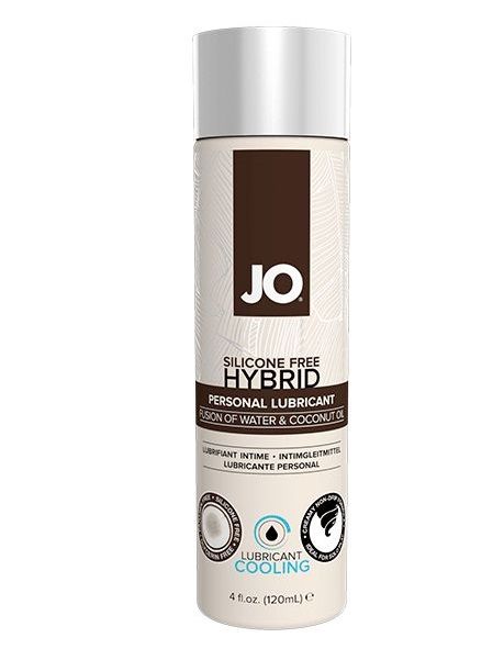 Водно-масляный лубрикант с охлаждающим эффектом JO Silicon free Hybrid Lubricant COOLING - 120 мл. - System JO - купить с доставкой в Сызрани