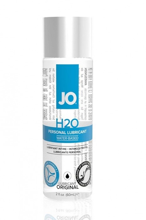 Нейтральный лубрикант на водной основе JO Personal Lubricant H2O - 60 мл. - System JO - купить с доставкой в Сызрани