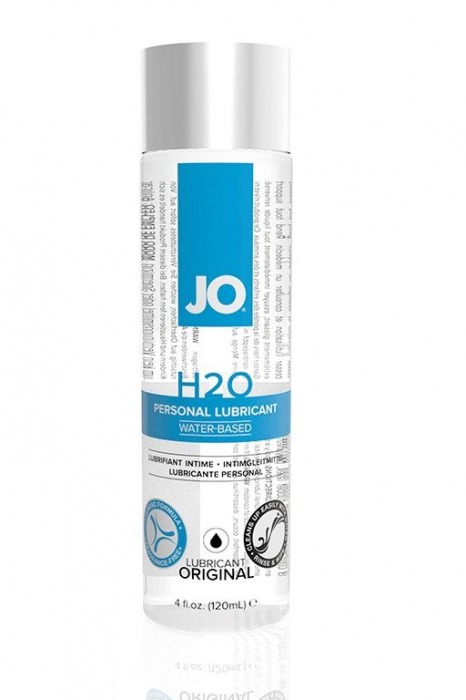 Нейтральный лубрикант на водной основе JO Personal Lubricant H2O - 120 мл. - System JO - купить с доставкой в Сызрани