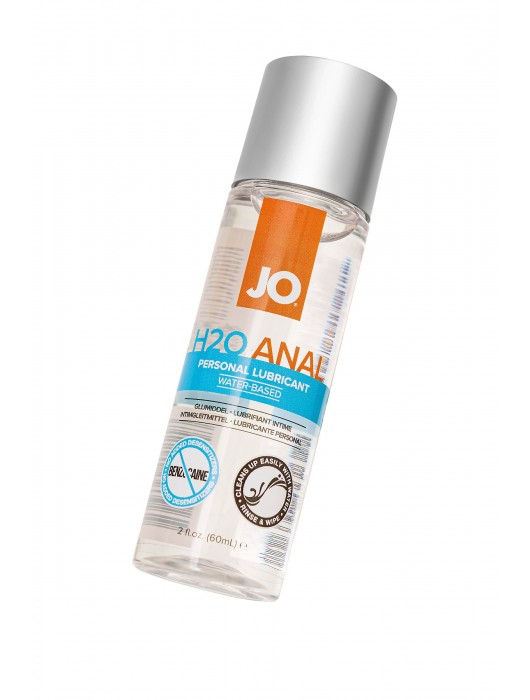 Анальный лубрикант на водной основе JO Anal H2O - 60 мл. - System JO - купить с доставкой в Сызрани