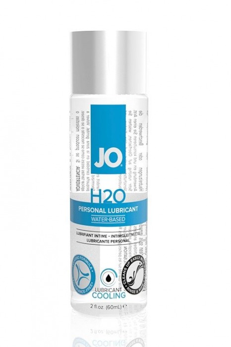 Охлаждающий лубрикант на водной основе JO Personal Lubricant H2O COOLING - 60 мл. - System JO - купить с доставкой в Сызрани