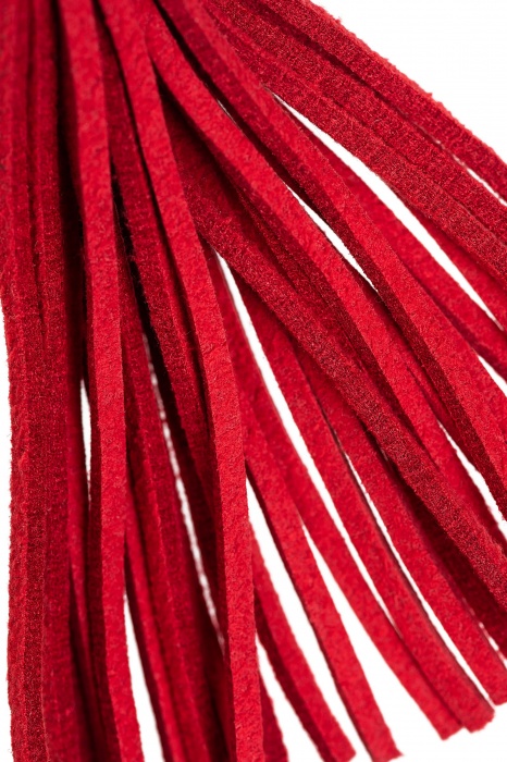 Зажимы на соски «Вилки» с красными кисточками из замши - Pecado - купить с доставкой в Сызрани