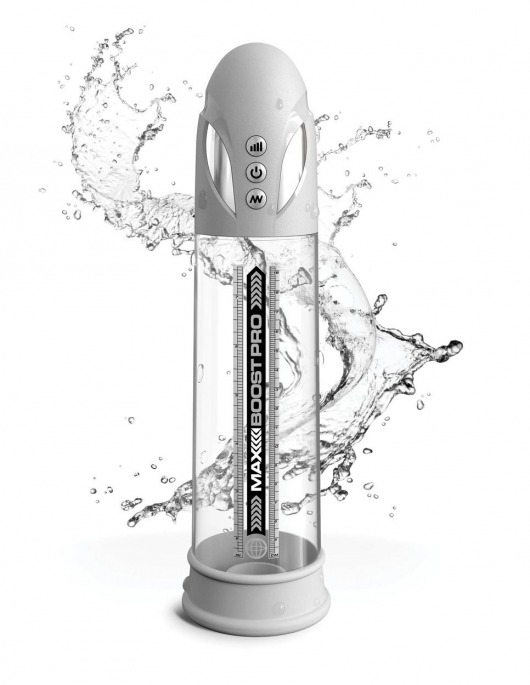 Белая вакуумная автоматическая помпа Max Boost Pro Flow - Pipedream - в Сызрани купить с доставкой