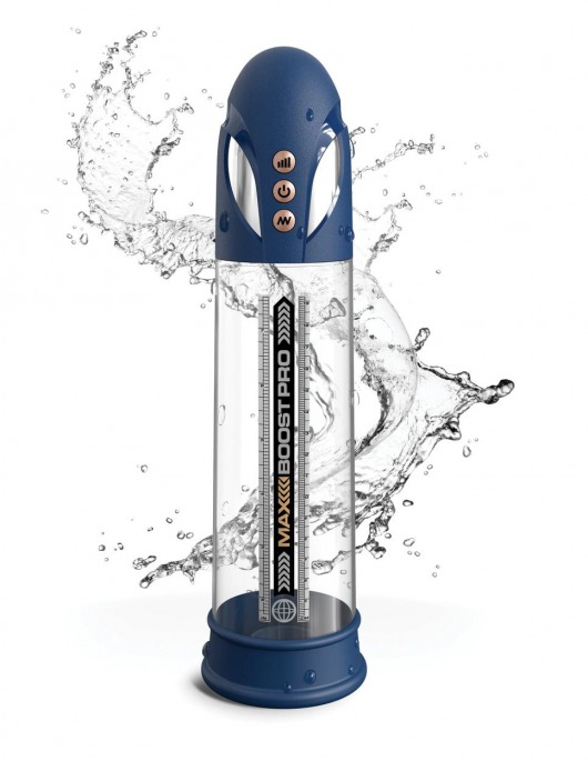 Синяя вакуумная автоматическая помпа Max Boost Pro Flow - Pipedream - в Сызрани купить с доставкой