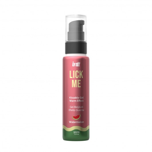 Гель Lick Me с согревающим эффектом и ароматом арбуза - 50 мл. - INTT - купить с доставкой в Сызрани
