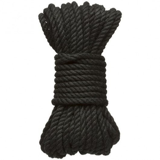 Черная верёвка для связывания и фиксации Bind Tie - 9,14 м. - Doc Johnson - купить с доставкой в Сызрани