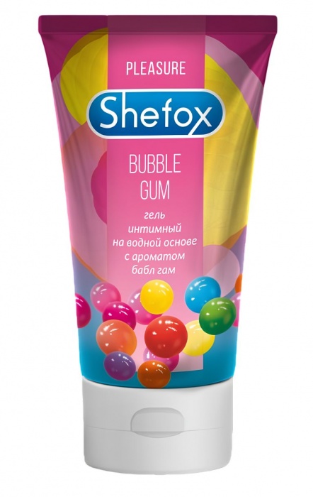 Интимная гель-смазка Shefox «Бабл гам» - 50 мл. - Shefox - купить с доставкой в Сызрани