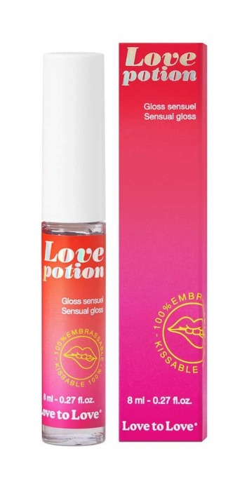 Возбуждающий блеск для губ Love Potion - 8 мл. - Love to Love - купить с доставкой в Сызрани