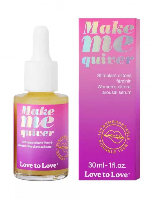 Возбуждающие капли для клитора Make Me Quiver - 30 мл. - Love to Love - купить с доставкой в Сызрани