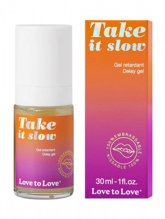 Пролонгирующий гель для мужчин Take It Slow - 30 мл. - Love to Love - купить с доставкой в Сызрани