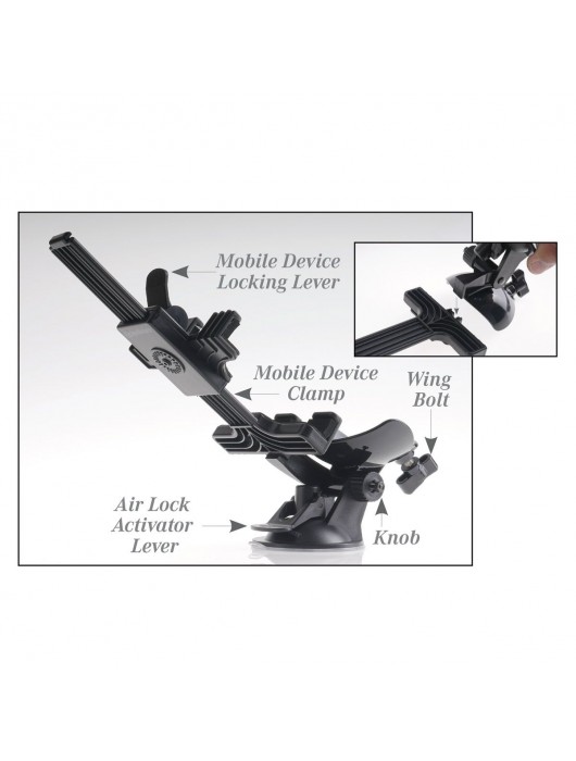 Перезаряжаемый мастурбатор-вагина с держателем для мобильных устройств Extreme Toyz Me - Pipedream - в Сызрани купить с доставкой