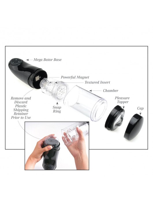 Перезаряжаемый мастурбатор-вагина с держателем для мобильных устройств Extreme Toyz Me - Pipedream - в Сызрани купить с доставкой