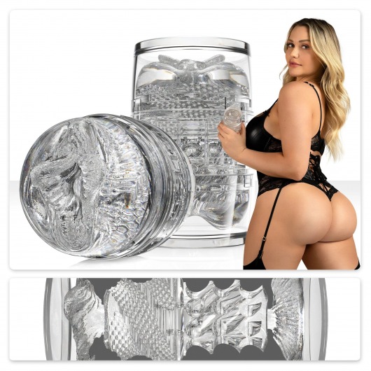 Прозрачный двусторонний мастурбатор Fleshlight Quickshot Mia Malkova - Fleshlight - в Сызрани купить с доставкой