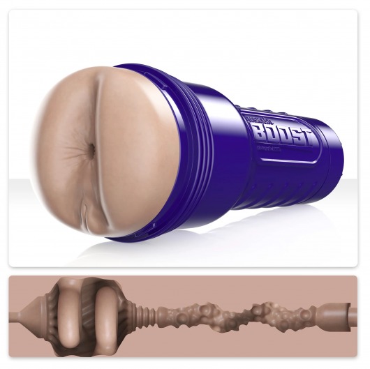 Телесный мастурбатор-анус Fleshlight Boost Blast Female - Fleshlight - в Сызрани купить с доставкой