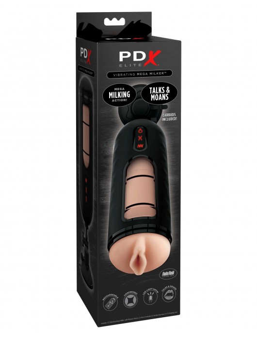 Мастурбатор-вагина с вибрацией Vibrating Mega Milker - Pipedream - в Сызрани купить с доставкой