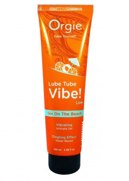 Гель с эффектом вибрации Lube Tube Vibe Low Sex On The Beach - 100 мл. - ORGIE - купить с доставкой в Сызрани