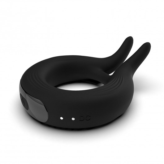 Черное эрекционное кольцо Marry Me Rechargeable Vibrating Cockring - Adrien Lastic - в Сызрани купить с доставкой