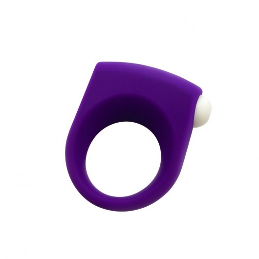 Фиолетовое эрекционное кольцо Puggle Vibrating Ring with Bullet - Adrien Lastic - в Сызрани купить с доставкой