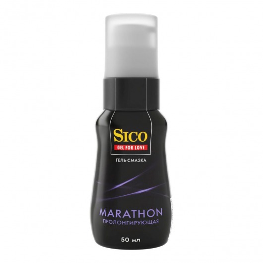 Пролонгирующая гель-смазка Sico Marathon - 50 мл. - Sico - купить с доставкой в Сызрани