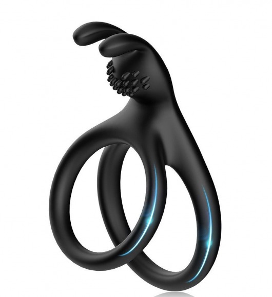 Черное эрекционное кольцо с подхватом мошонки - Boys of Toys - в Сызрани купить с доставкой